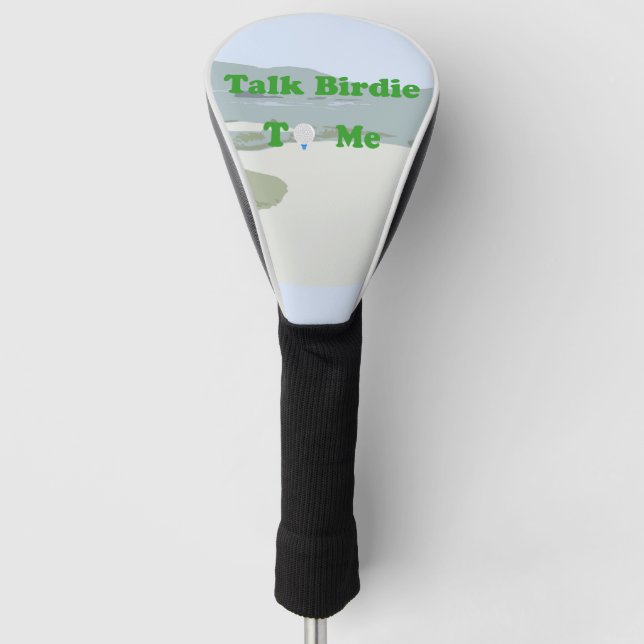 Sprich Birdie mit mir Golf Headcover (Vorderseite)