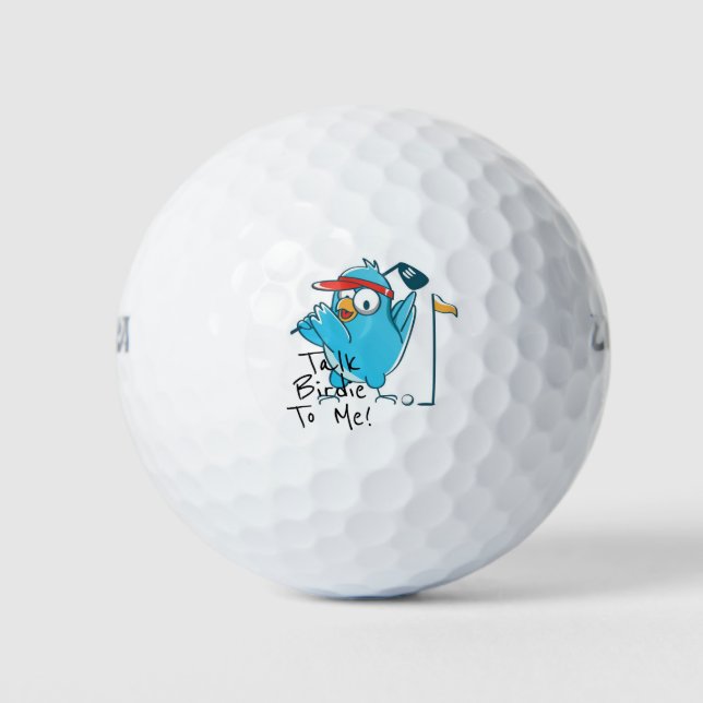 Sprich Birdie mit mir! Golfball (Vorderseite)