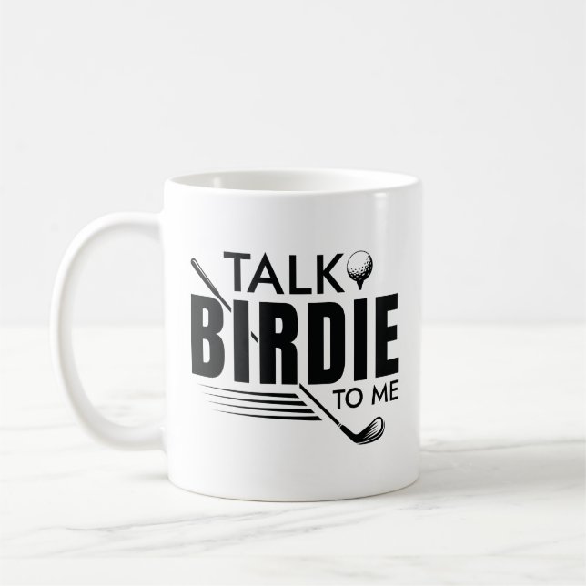 Sprich Birdie mit mir Kaffeetasse (Links)