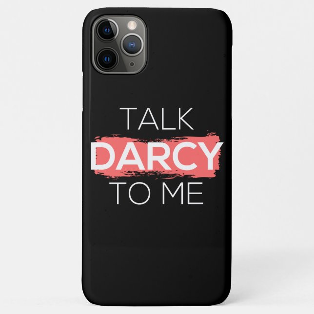 Sprich Darcy mit mir Case-Mate iPhone Hülle (Rückseite)