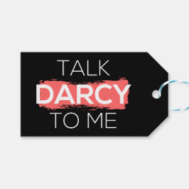 Sprich Darcy mit mir Geschenkanhänger
