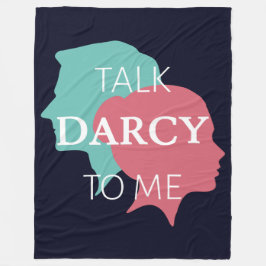 Sprich Darcy mit mir IV Fleecedecke