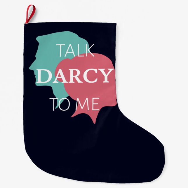 Sprich Darcy mit mir IV Großer Weihnachtsstrumpf (Vorderseite)