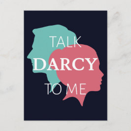 Sprich Darcy mit mir IV Postkarte