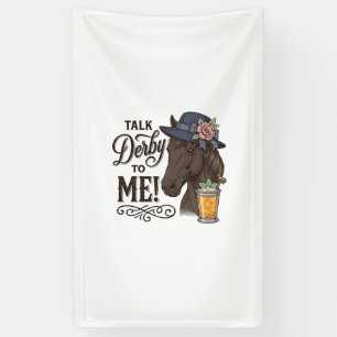 Sprich Derby mit mir Pferd Vintage Gravur Shirt_1 Banner