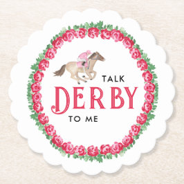 Sprich Derby mit mir | Race Derby Brautparty Untersetzer