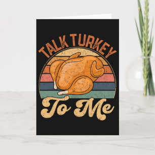 Sprich die Türkei mit mir Leg Day Funny Erntedank Karte