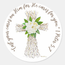 Sprich Jesus Cross mit Magnolia