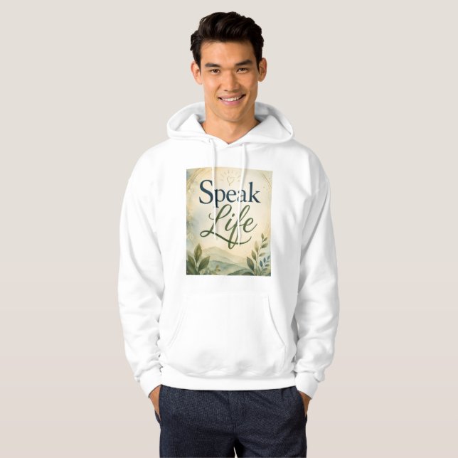 Sprich Leben Hoodie (Vorne ganz)