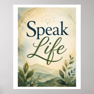 Sprich Leben Poster