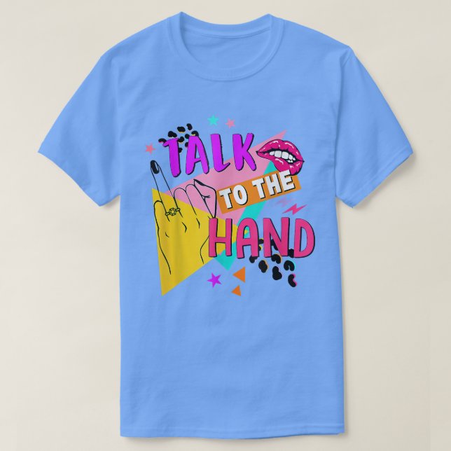 Sprich mit der Handbride, Bridal 90er Bacheloret z T-Shirt (Design vorne)