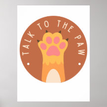 Sprich mit der Pfote (Hand) Funny Attitude Catitud