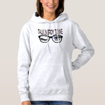 Sprich Nerdy mit mir Geek Glasses Winking Eye