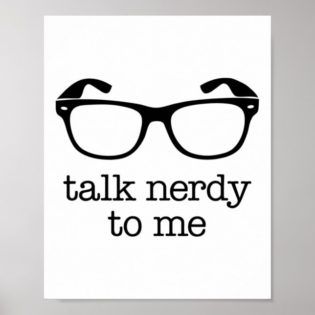 Sprich Nerdy mit mir Poster (Vorne)