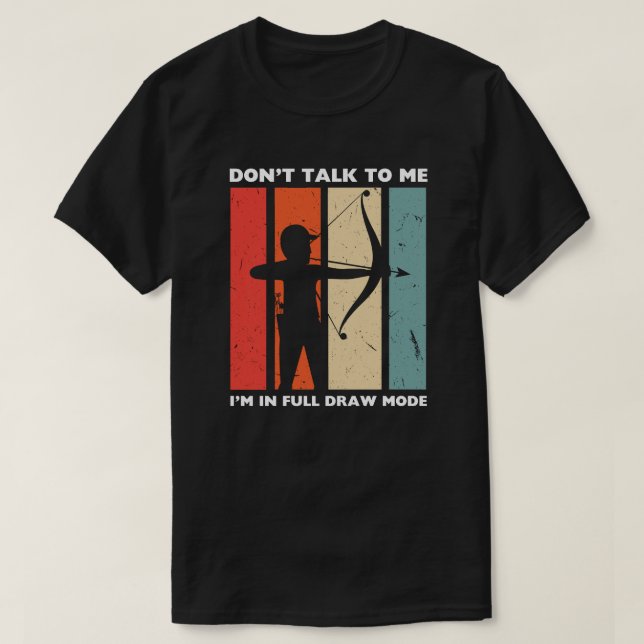 Sprich nicht mit mir, dass ich im vollen Zeichn-Mo T-Shirt (Design vorne)