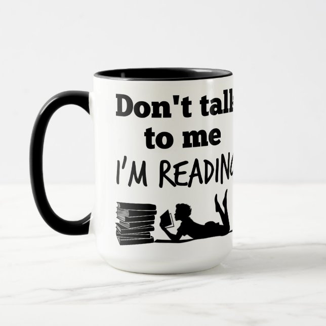 Sprich nicht mit mir, dass ich Tasse lese (Links)