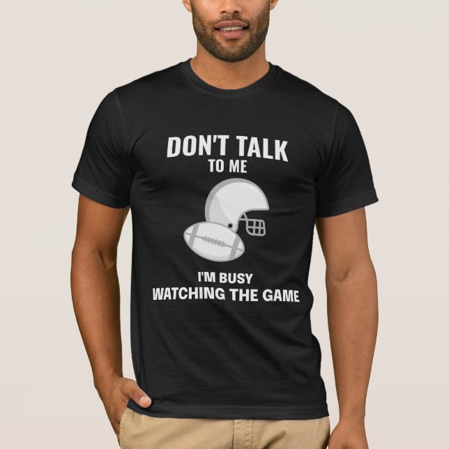 Sprich nicht mit mir, ich bin beschäftigt, das Spi T-Shirt (Vorderseite)