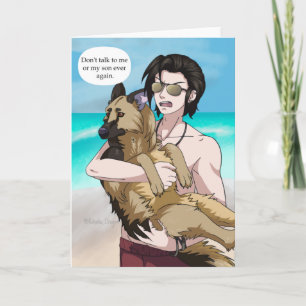 Sprich nicht mit mir oder meinem Sohn Karte