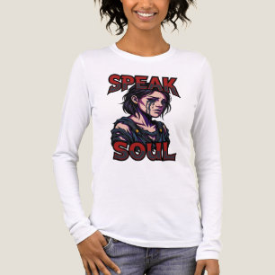 Sprich Seele Melancholischer Gothic Charakter Graf Tri-Blend Shirt