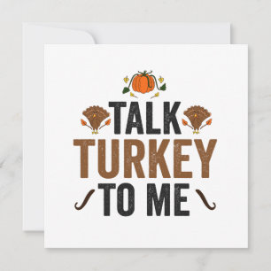 Sprich Türkei mit mir Funny Erntedank Fall Geschen