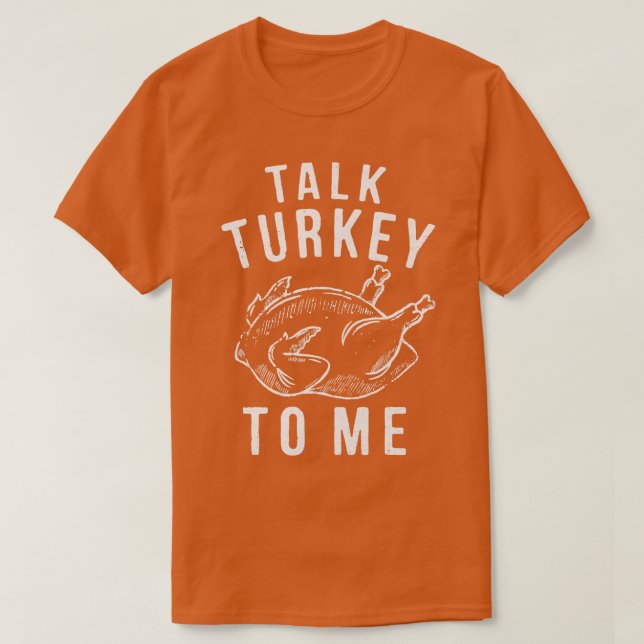 Sprich Türkei mit mir Leg Day Funny Erntedank Männ T-Shirt (Design vorne)
