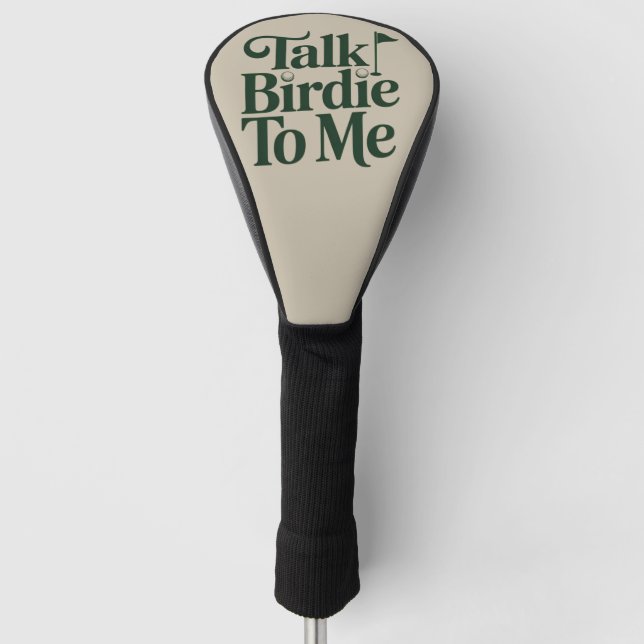 Sprich Vögelchen Mit Mir Golf Lustig Mädchen Golfe Headcover (Vorderseite)