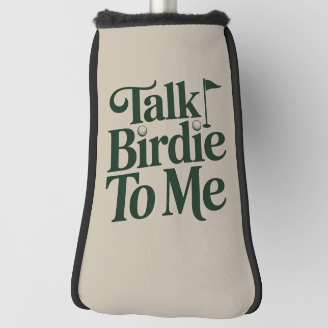 Sprich Vogelchen Zu Mir Golf Lustiges Mädchen Golf Headcover (Rotieren 90)