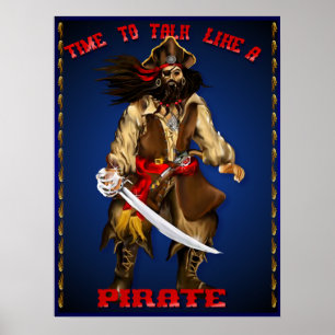Sprich wie ein Pirat...Poster Poster
