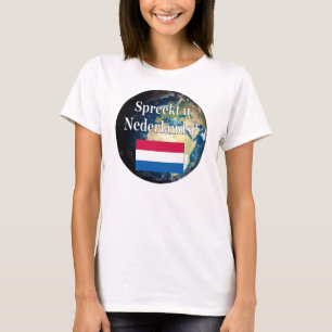 Sprichst du Niederländisch? Auf Niederländisch. Fl T-Shirt