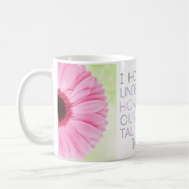 spricht kundenspezifische Blume 11oz Kaffee-Tasse Kaffeetasse