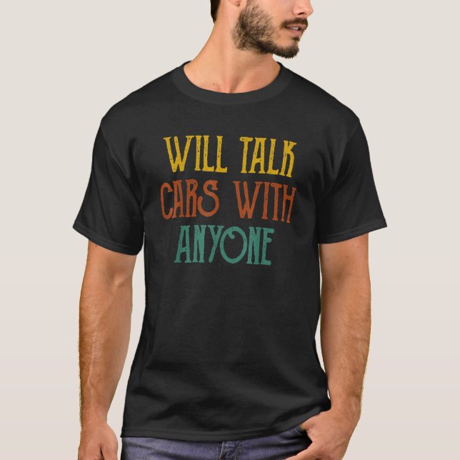 spricht mit jedem Autos T-Shirt (Vorderseite)