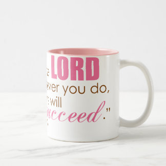 Sprichwort-16:3 Zweifarbige Tasse