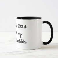 Sprichwort-27:14 Tasse Schwarzweiss