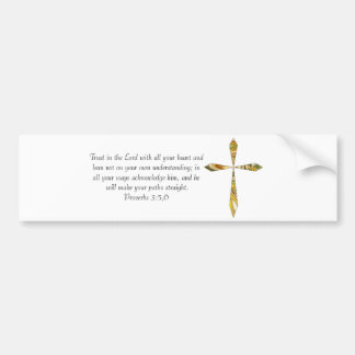 Sprichwort-3:5 - 6 autoaufkleber