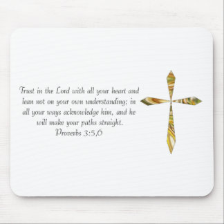 Sprichwort-3:5 - 6 mousepad