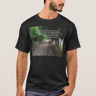 Sprichwort-3:5 - christliches Vers-Plakat der T-Shirt