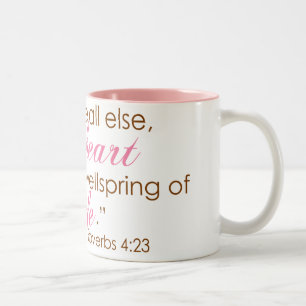 Sprichwort-4:23 Zweifarbige Tasse