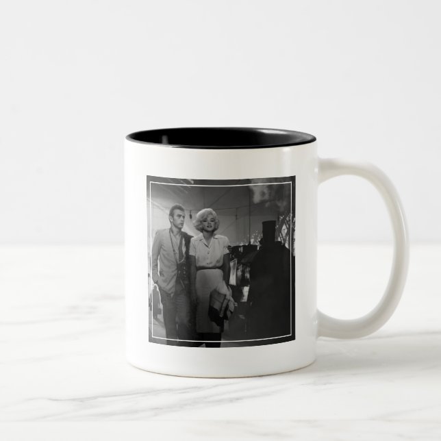 Sprichwort-Abschied Zweifarbige Tasse (Rechts)