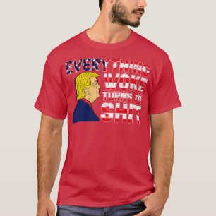 Sprichwort Alles Geweckt wird zum politischen Humo T-Shirt