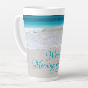 Sprichwort am Strand Tall Latte Tasse