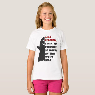 Sprichwort eines lustigen Kindes an einen Lehrer T-Shirt
