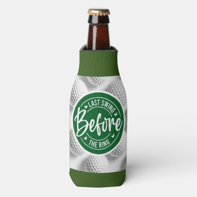Sprichwort für Bachelor-Hochzeit Flaschenkühler (Flaschenvorderseite)