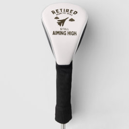 Sprichwort für das Ruhestand bei sonniger Luftwaff Golf Headcover