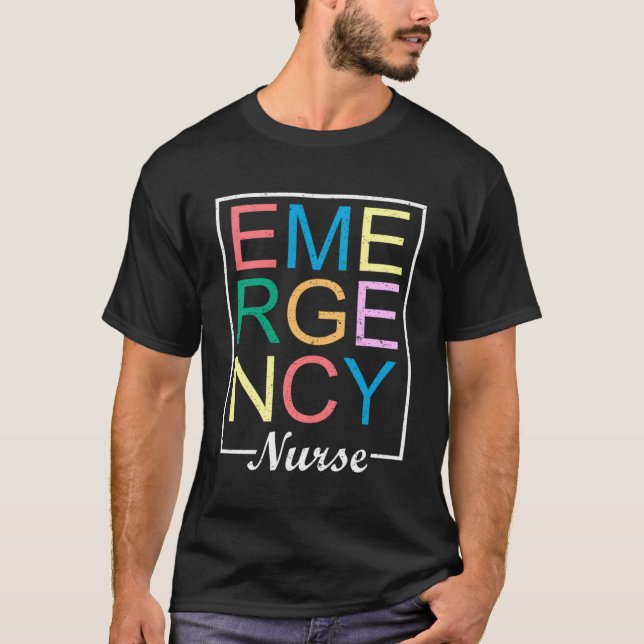 Sprichwort für Krankenpflege im Notfall T-Shirt (Vorderseite)