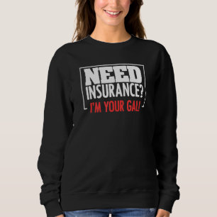 Sprichwort für Versicherungsberater - Alter Sweatshirt