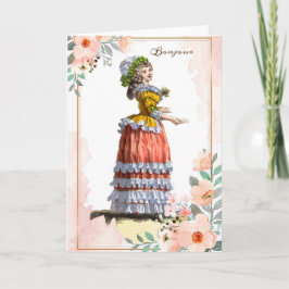 Sprichwort Hello Marie Antoinette Friendship Karte