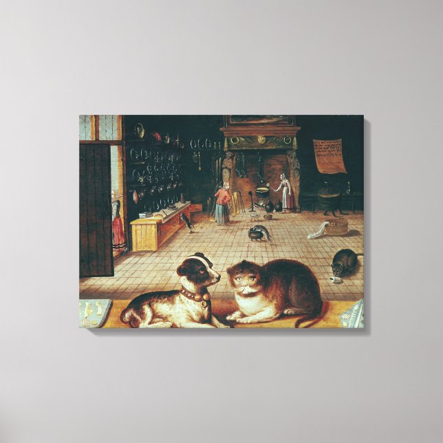 Sprichwort Leinwanddruck (Vorderseite)