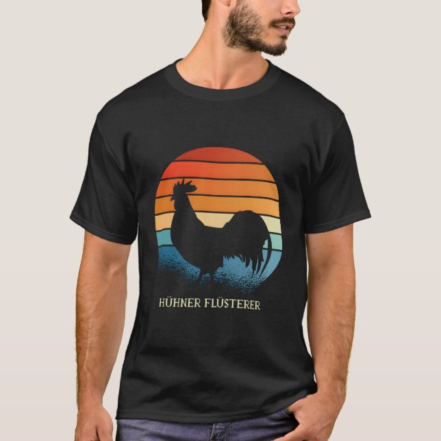 Sprichwort mit Hühnermotiv zum Bauer von Hühnern T-Shirt (Vorderseite)