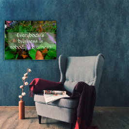 Sprichwort-Poster für alle Poster