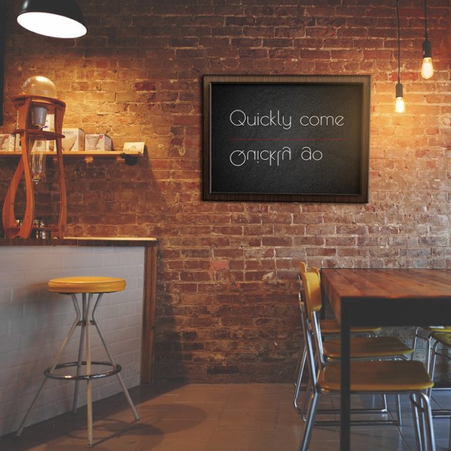 Sprichwort schnell gehen Poster (Von Creator hochgeladen)